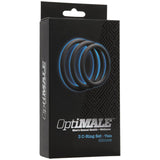 OptiMALE * 3 C - Ring Set * Thin Slate - Royal Sins