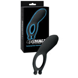 OptiMALE - Rechargeable Vibrating C - Ring Black - Royal Sins