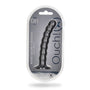 Ouch! Beaded Silicone 6.5 in. G - Spot Dildo Gunmetal - Royal Sins