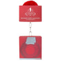 Ouch! Beginner's Furry Handcuffs With Quick - Release Red - Royal Sins