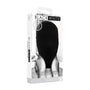 Ouch! Black & White Subjugation Mask Allows Just A Hint Of Light Black - Royal Sins