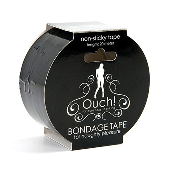 Ouch! Bondage Tape 20m / 66ft Black - Royal Sins