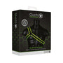 Ouch! Glow in the Dark Bonded Leather Gladiator Harness Neon Green L/XL - Royal Sins