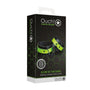 Ouch! Glow in the Dark Bonded Leather Handcuffs Neon Green - Royal Sins
