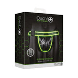 Ouch! Glow in the Dark Buckle Jock Strap Neon Green L/XL - Royal Sins