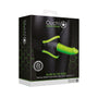 Ouch! Glow in the Dark Thigh Strap - On Harness With 5 in. Silicone Dildo Neon Green - Royal Sins
