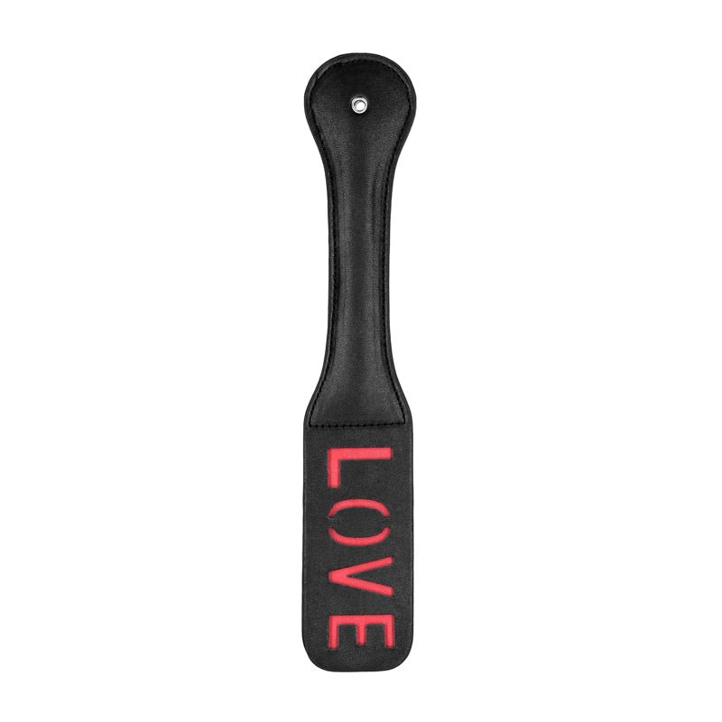 Ouch! 'Love' Paddle Black - Royal Sins