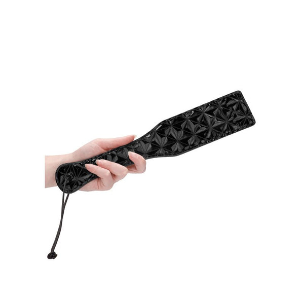 Ouch! Luxury Diamond - Patterned Paddle Black - Royal Sins