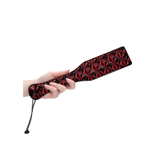 Ouch! Luxury Diamond - Patterned Paddle Burgundy - Royal Sins