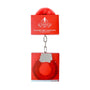 Ouch! Pleasure Furry Handcuffs With Quick - Release Red - Royal Sins