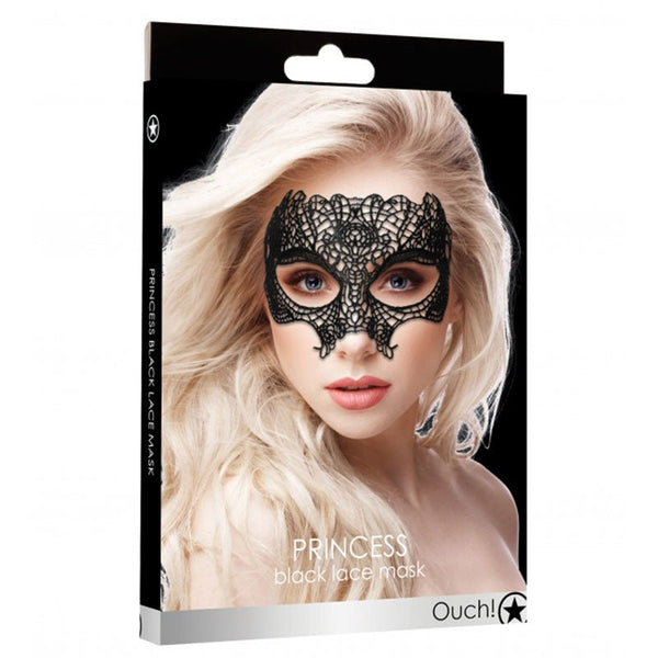 Ouch! Princess Lace Eye Mask Black - Royal Sins