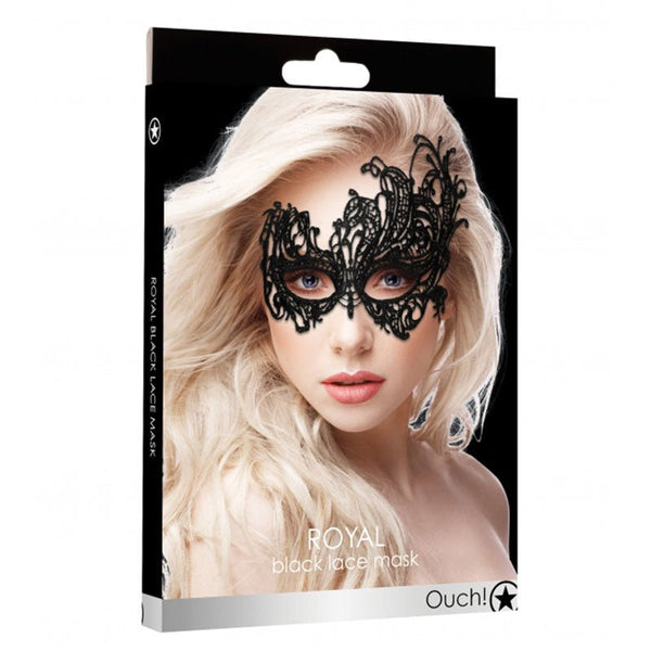 Ouch! Royal Lace Eye Mask Black - Royal Sins