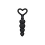 Ouch! Silicone Anal Love Beads Black - Royal Sins