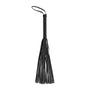 Ouch! Skulls & Bones 23.4 in. Skull Whip Flogger Black - Royal Sins