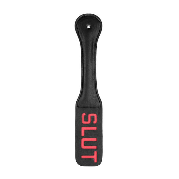 Ouch! 'Slut' Paddle Black - Royal Sins