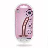 Ouch! Smooth Silicone 5 in. G - Spot Dildo Rose Gold - Royal Sins