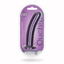 Ouch! Smooth Silicone 7 in. G - Spot Dildo Metallic Purple - Royal Sins