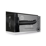 Ouch! Textured Curved 8 in. Hollow Strap - On Black - Royal Sins