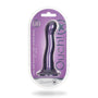 Ouch! Ultra Soft Silicone 7 in. Curvy G - Spot Dildo Metallic Purple - Royal Sins
