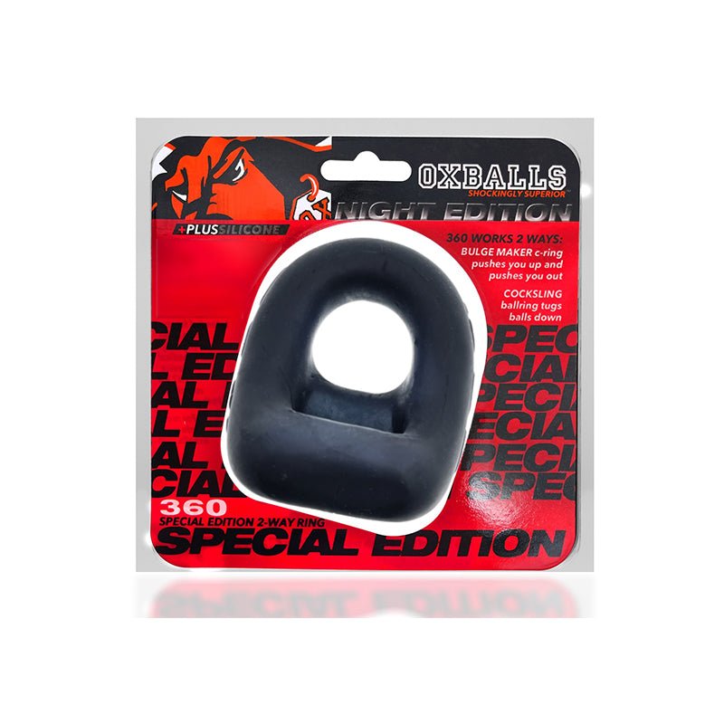 OxBalls 360 Dual - Use Cockring Plus+Silicone Special Edition Night - Royal Sins