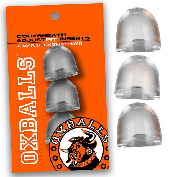 OxBalls ADJUSTFIT INSERT 3 - Pack Clear - Royal Sins