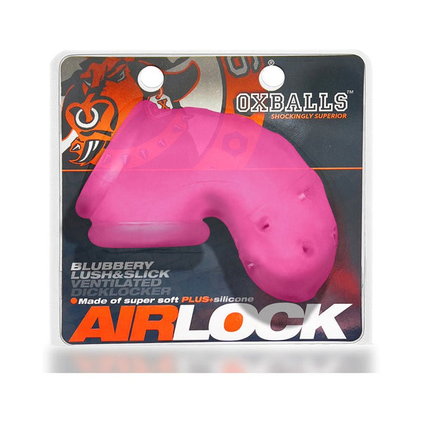 OxBalls Airlock Air - Lite Vented Chastity Pink Ice - Royal Sins