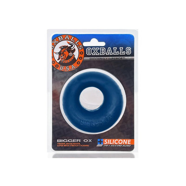 OxBalls Bigger Ox Thick Cockring Silicone TPR Space Blue Ice - Royal Sins