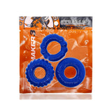 OxBalls Bonemaker 3 - Pack Boner Cockring Kit FLEXtpr Pool Blue - Royal Sins