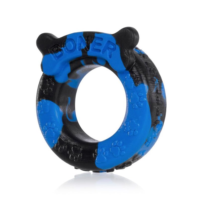 OxBalls Boner Cockring, Blue/Black - Royal Sins