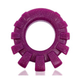 Oxballs Cock - Lug Lugged Cockring Silicone Plum - Royal Sins