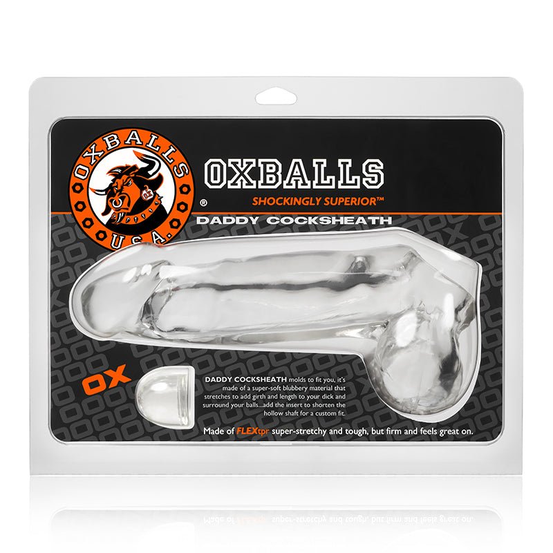 OxBalls Daddy Cocksheath, Clear - Royal Sins