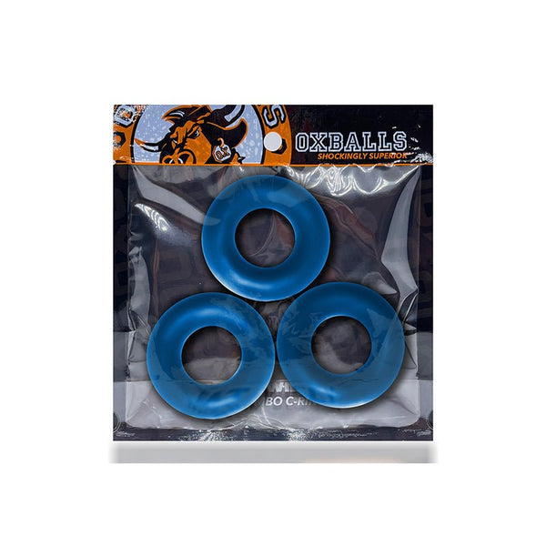 OxBalls Fat Willy 3 - Pack Jumbo Cockrings FLEXtpr Space Blue - Royal Sins