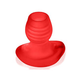 Oxballs Glowhole - 1 Hollow Buttplug With LED Insert Small Red Morph - Royal Sins