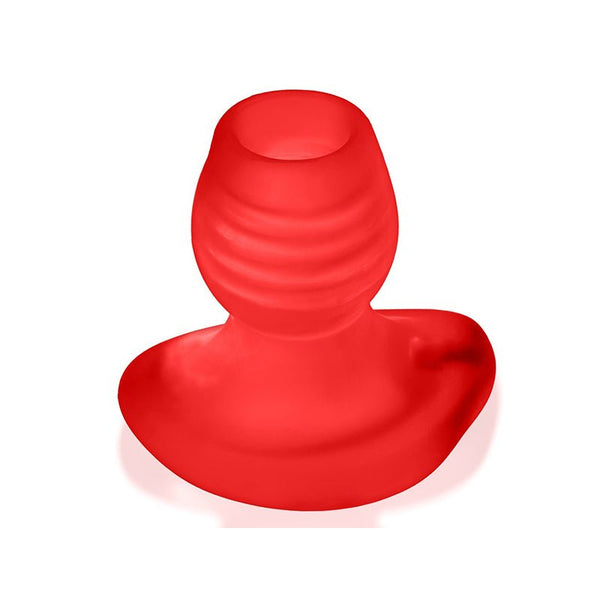 Oxballs Glowhole - 1 Hollow Buttplug With LED Insert Small Red Morph - Royal Sins