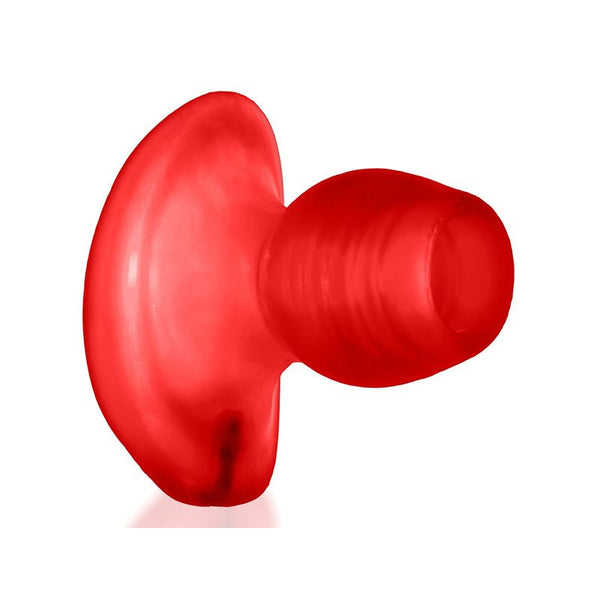 Oxballs Glowhole - 2 Hollow Buttplug With LED Insert Large Red Morph - Royal Sins