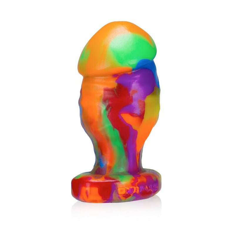 OxBalls Honcho - 2, Buttplug, Medium, Rainbow - Royal Sins