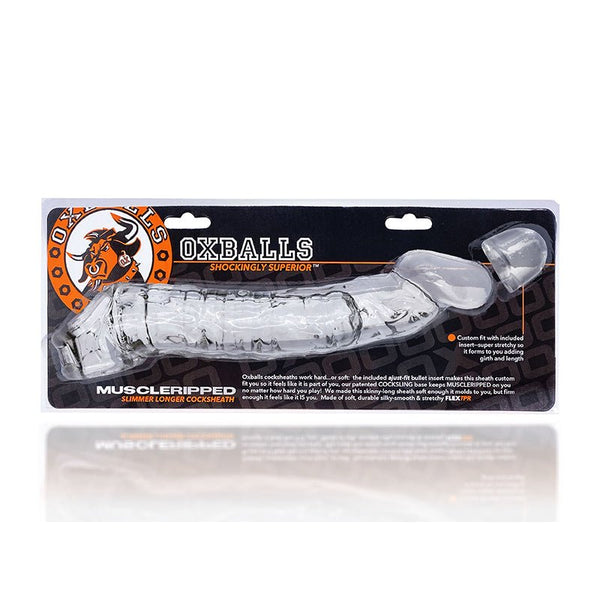 Oxballs Muscle Ripped Cocksheath Clear - Royal Sins