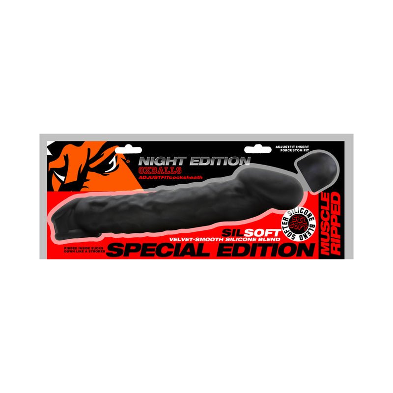 Oxballs Muscle Ripped Inner Ribbed Velvet - Smooth Cocksheath Special Edition Night - Royal Sins