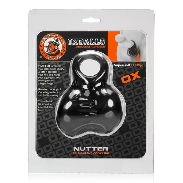OxBalls Nutter Ballsack, Black - Royal Sins