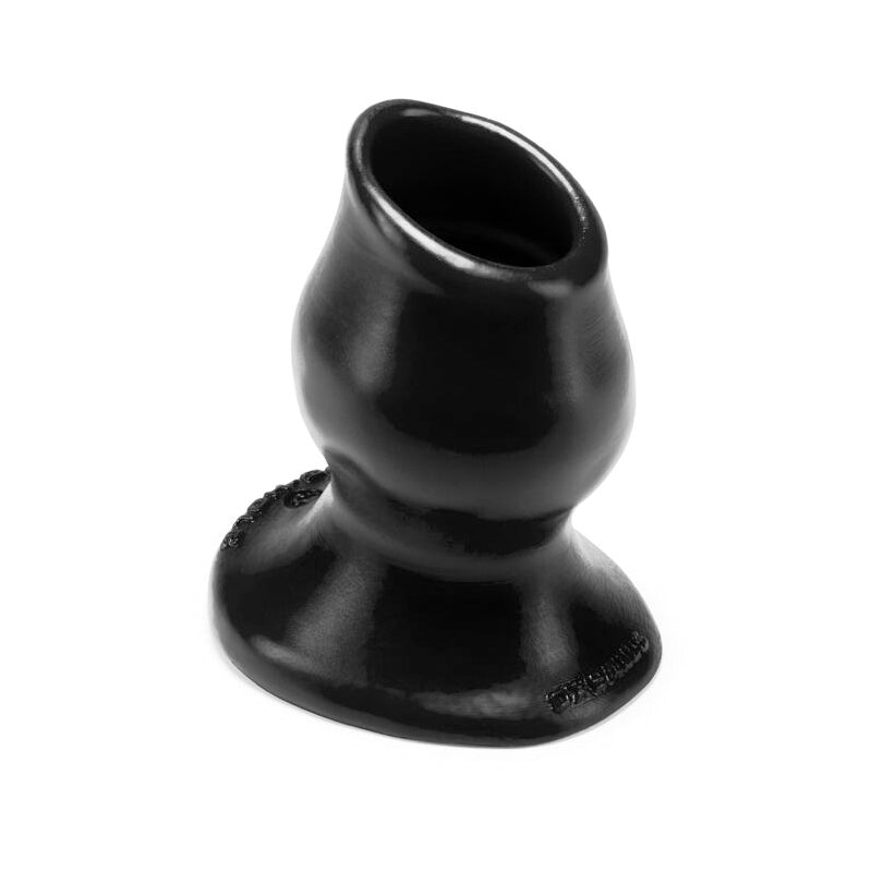 OxBalls Pighole - 3, Hollow Plug, Large, Black - Royal Sins