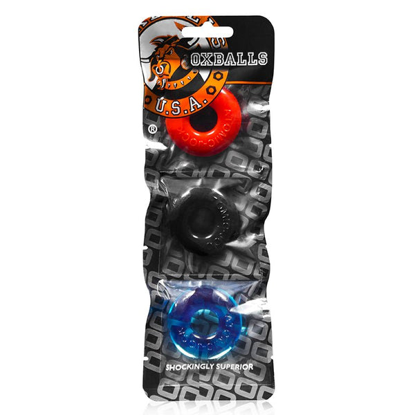 OxBalls Ringer, 3 - Pack Of Do - Nut - 1, Small, Multicolor - Royal Sins