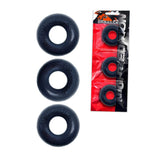 OxBalls Ringer Cockring 3 - Pack Plus+Silicone Special Edition Night - Royal Sins