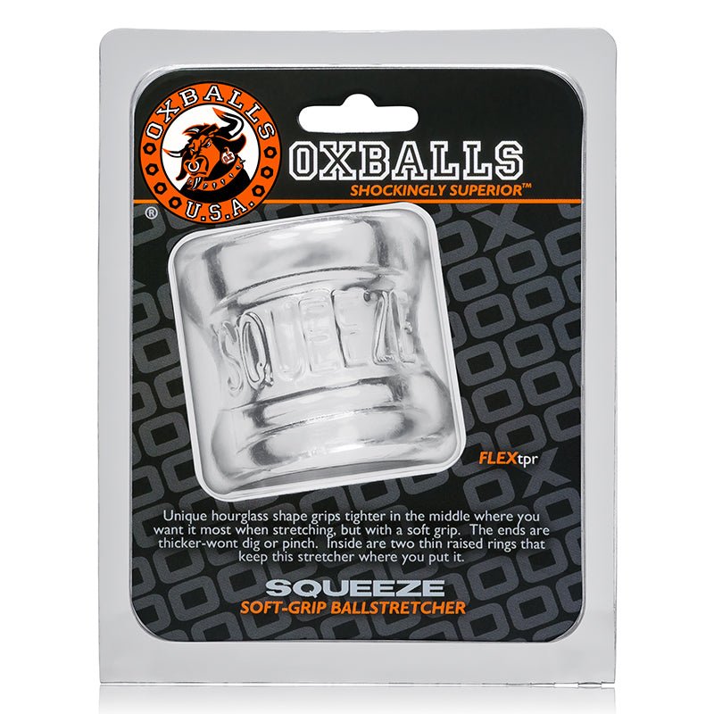 OxBalls Squeeze, Ball Stretcher, Clear - Royal Sins