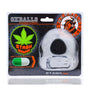 Oxballs Stash Cockring with Aluminum Capsule Insert Clear - Royal Sins