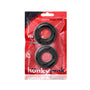 OxBalls Stiffy 2 - Pack Bulge Cockrings Silicone TPR Tar Ice - Royal Sins