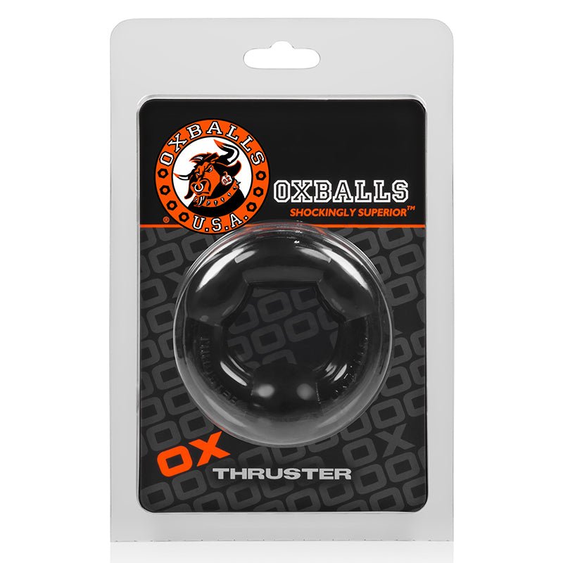 OxBalls Thruster Cockring, Black - Royal Sins