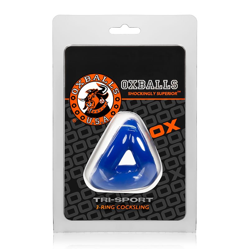 OxBalls Tri - Sport, Cocksling, Police Blue - Royal Sins