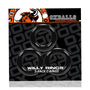 Oxballs Willy Rings 3 - Pack Cockrings O/S Black - Royal Sins