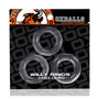 Oxballs Willy Rings 3 - Pack Cockrings O/S Clear - Royal Sins