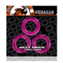 Oxballs Willy Rings 3 - Pack Cockrings O/S Hot Pink - Royal Sins